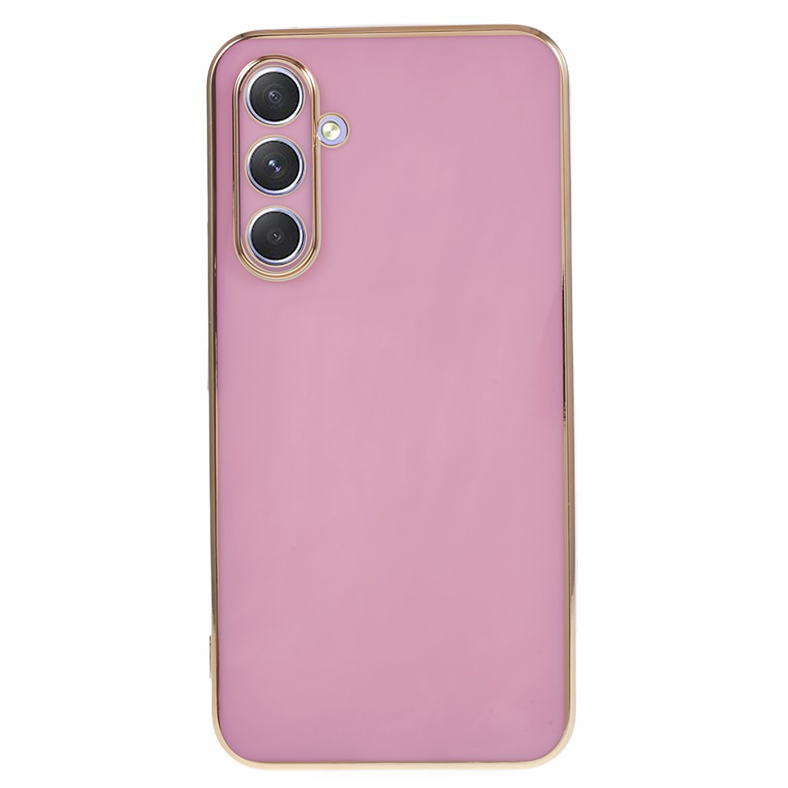 

Für Samsung Galaxy A25 5G Glossy TPU Phone Hülle 6d Elektroplattierte Flexible Abdeckung - Lila, Galaxy A25 5G