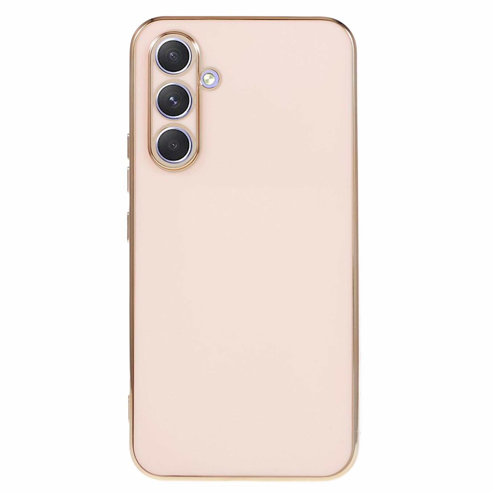 

Weiches TPU -gehäuse Für Samsung Galaxy S23 Fe, Hochglänzende 6D -elektroplierende Telefonschutzabdeckung - Rosa, Galaxy S23 FE