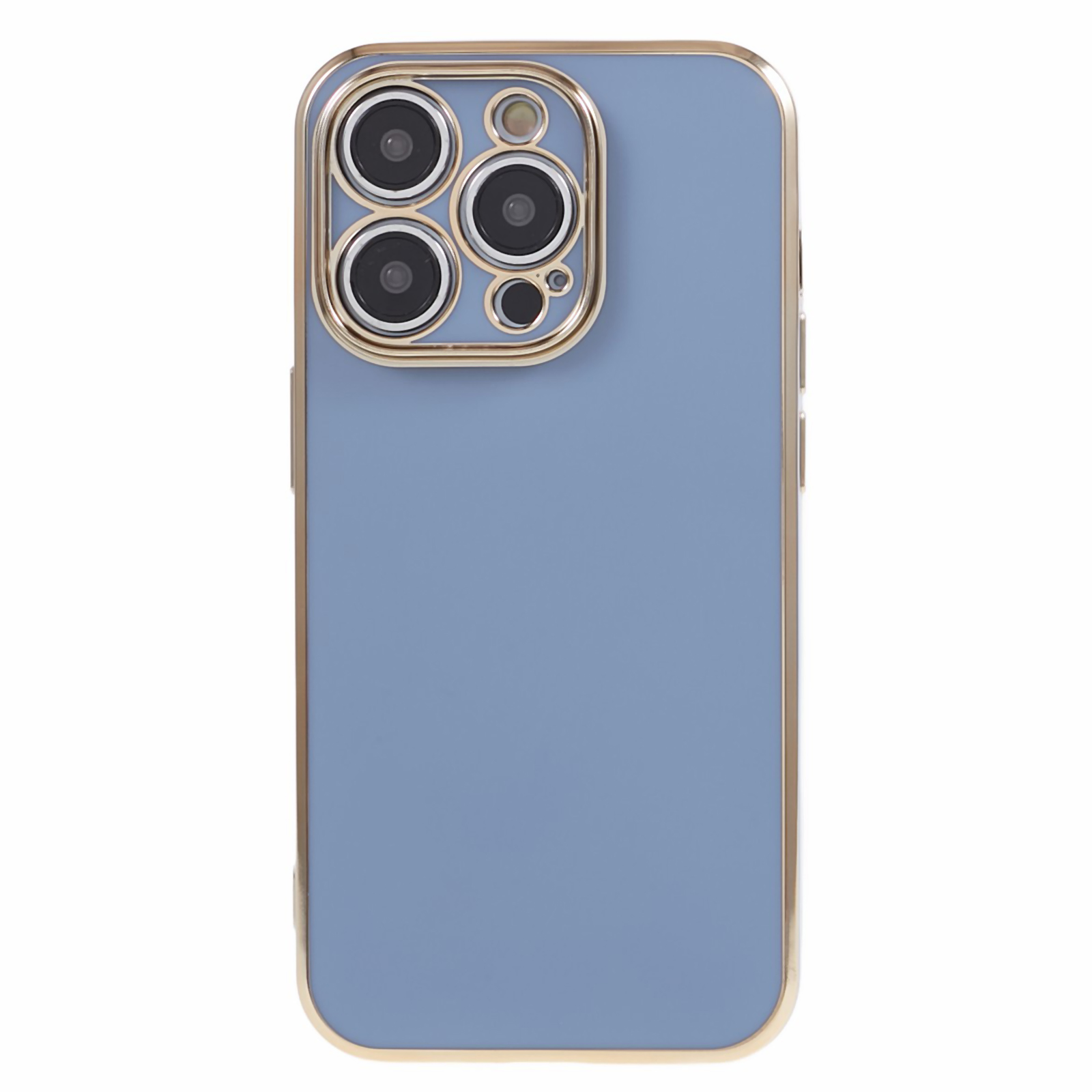 

Für Iphone 15 Pro Max Soft TPU 6D Elektroplattierte Hülle Glänzend Schockdes Schutzhilfe - Blau, iPhone 15 Pro Max