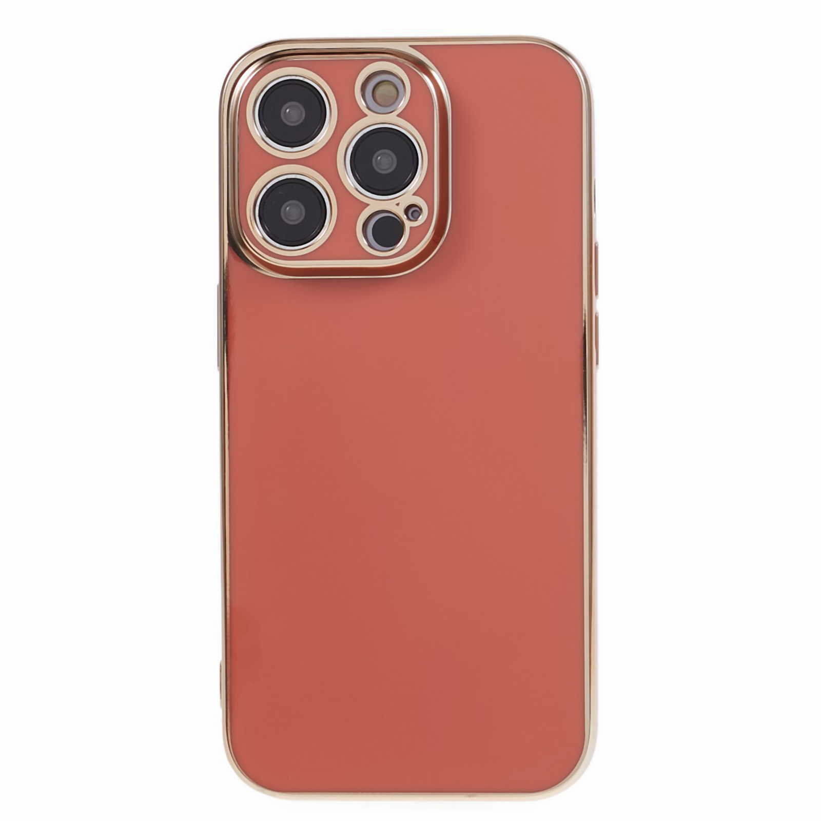 

Für Iphone 15 Pro Max Soft TPU 6D Elektroplattierte Hülle Glänzend Schockdes Schutzhilfe - Rot, iPhone 15 Pro Max