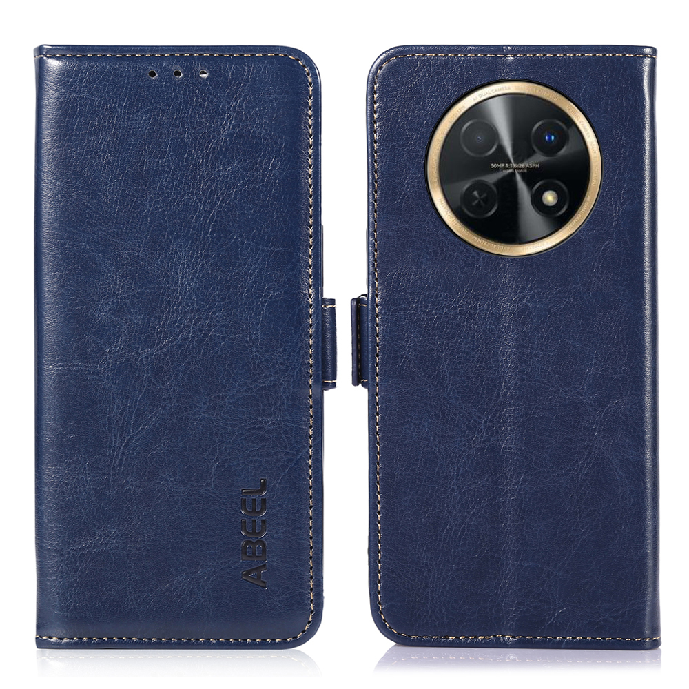 

Abel Für Huawei Nova Y91 4g / Genießen Sie 60x Crazy Horse Texture Case PU Leder Brieftasche Smartphone Cover - Blau, Huawei nova Y91 4G