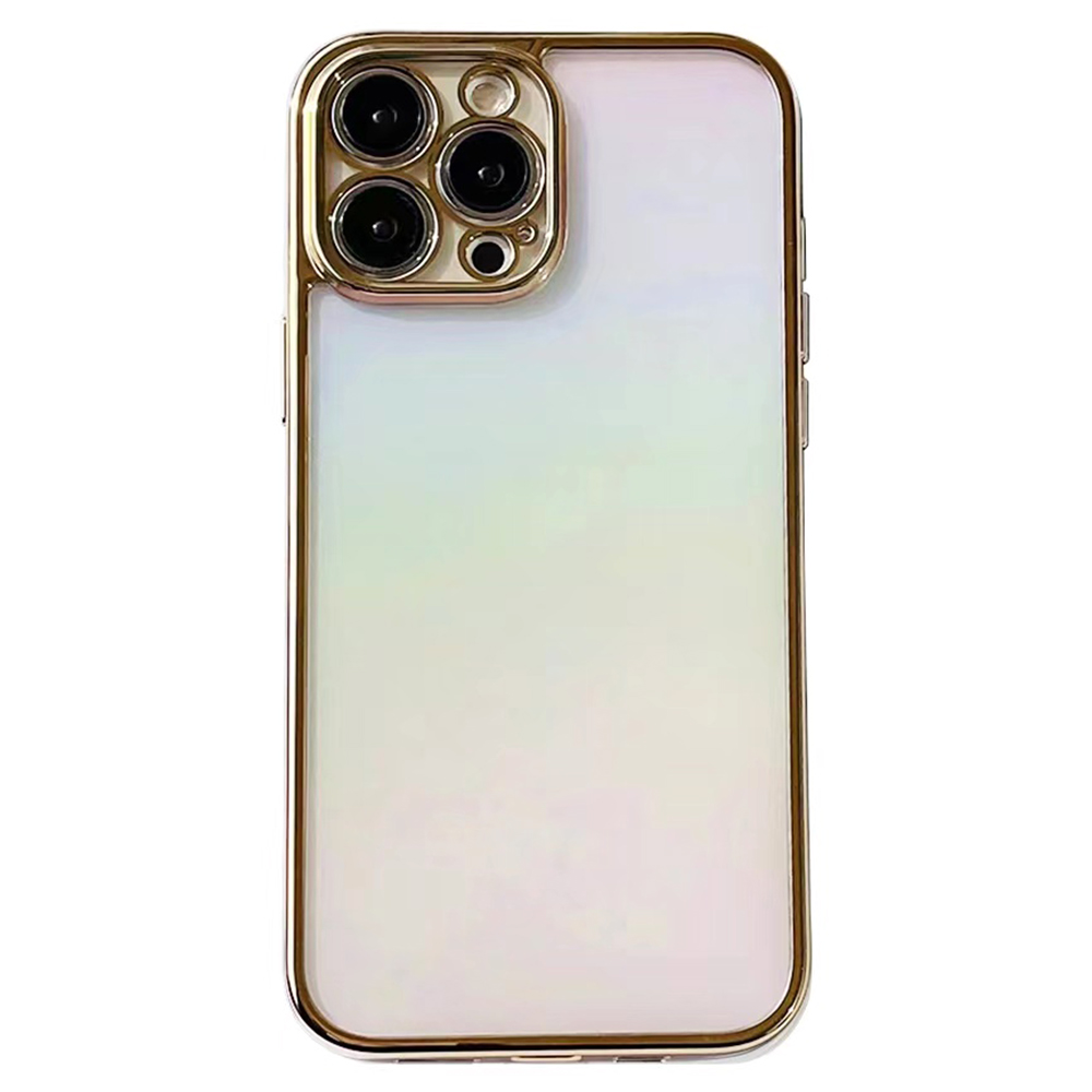 

Für Das Iphone 15 Farbenfrohe Elektroplierende Telefonhülle TPU+PC Schockdes Abdeckung - Gold, iPhone 15