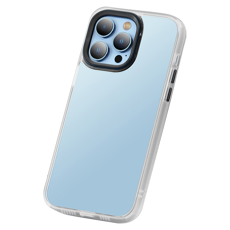 

Matte Pc+tpu-hülle Für Iphone 15 Pro Max Skin-Touch Slim Phone Cover Mit Metalllinsenrahmen - Durchscheinend, iPhone 15 Pro Max