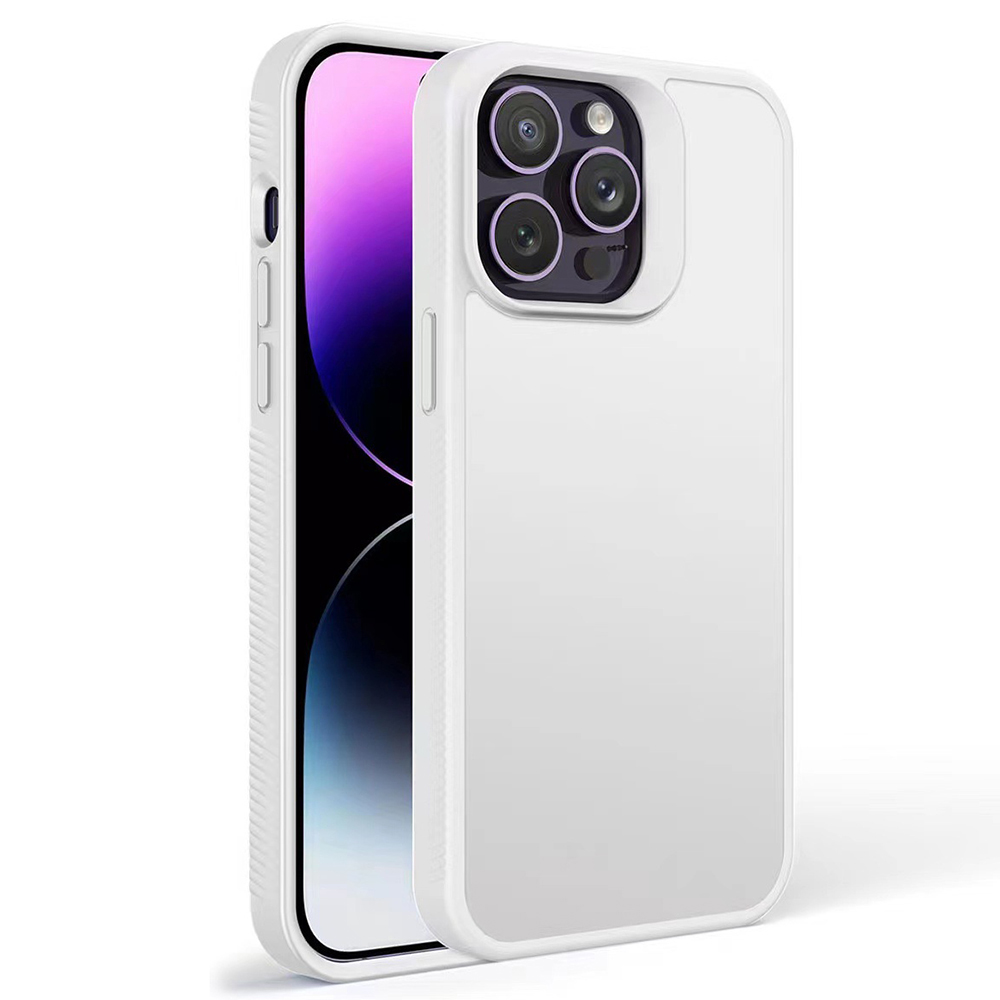 

G-stil Skin-touch Tpu+pc-telefonhülle Für Iphone 15, Matte Anti-kratzer-telefonabdeckung - Matt Transparent, iPhone 15