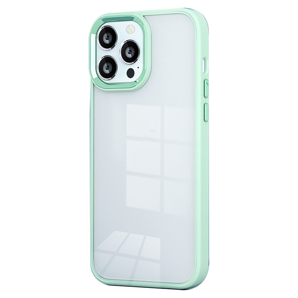 

Rückbedeckung Für Iphone 15 Pro Max, Süßigkeitenfarbe Hoher Transparenz TPU+PC Skin-touch-telefonhülle - Hellgrün, iPhone 15 Pro Max