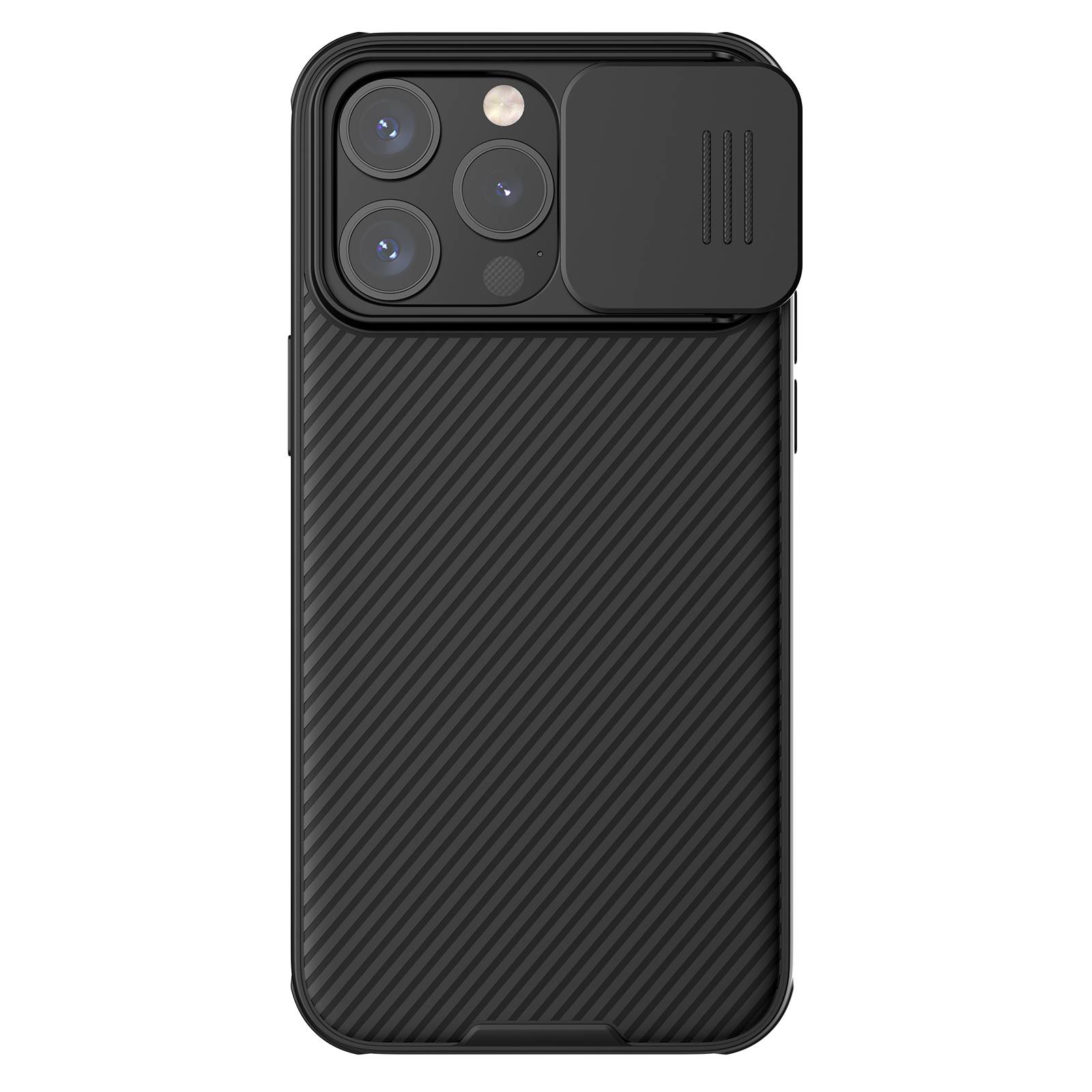 

Nillkin Camshield Pro -serie Für Iphone 15 Pro PC+TPU Phone Case Dia Camera Shield Cover - Schwarz, iPhone 15 Pro