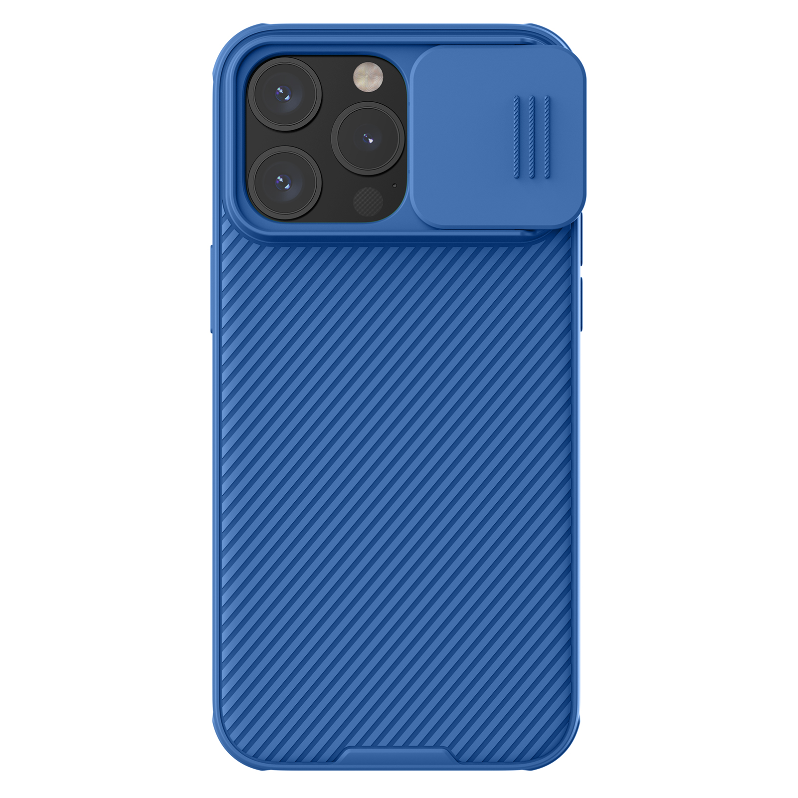 

Nillkin Camshield Pro -serie Für Iphone 15 Pro PC+TPU Phone Case Dia Camera Shield Cover - Blau, iPhone 15 Pro
