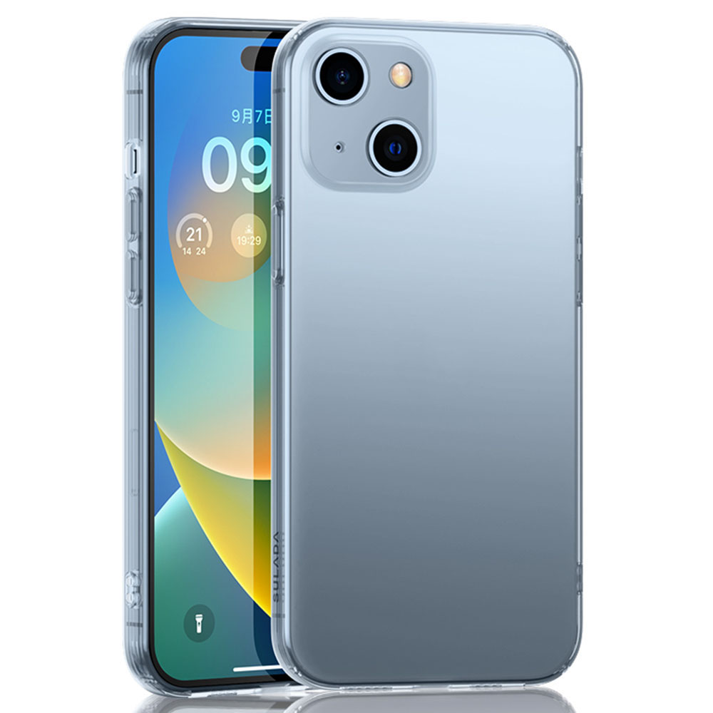 

Sulada Für Iphone 15 Dropschutz Matte TPU+PP -hülle Elektroplierendes Handyabdeckung, iPhone 15