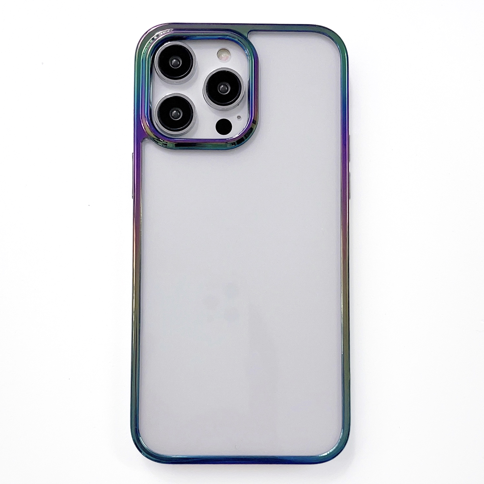 

Farbelektroplierende Telefonhülle Für Iphone 15 Pro Max Schock Slim PC+TPU Telefonschale - Blendend Blau, iPhone 15 Pro Max
