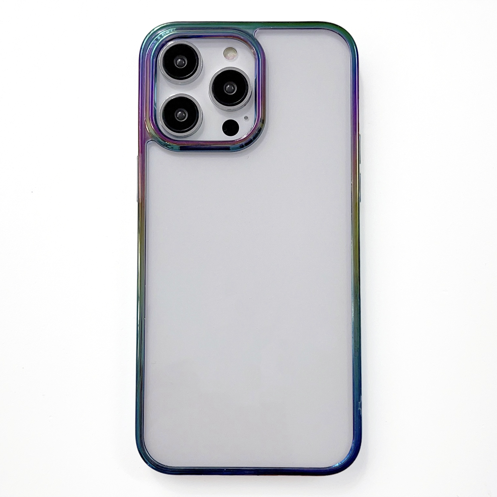 

Farbelektroplierende Telefonhülle Für Iphone 15 Pro Max Schock Slim PC+TPU Telefonschale - Transparent Farbenfroh, iPhone 15 Pro Max