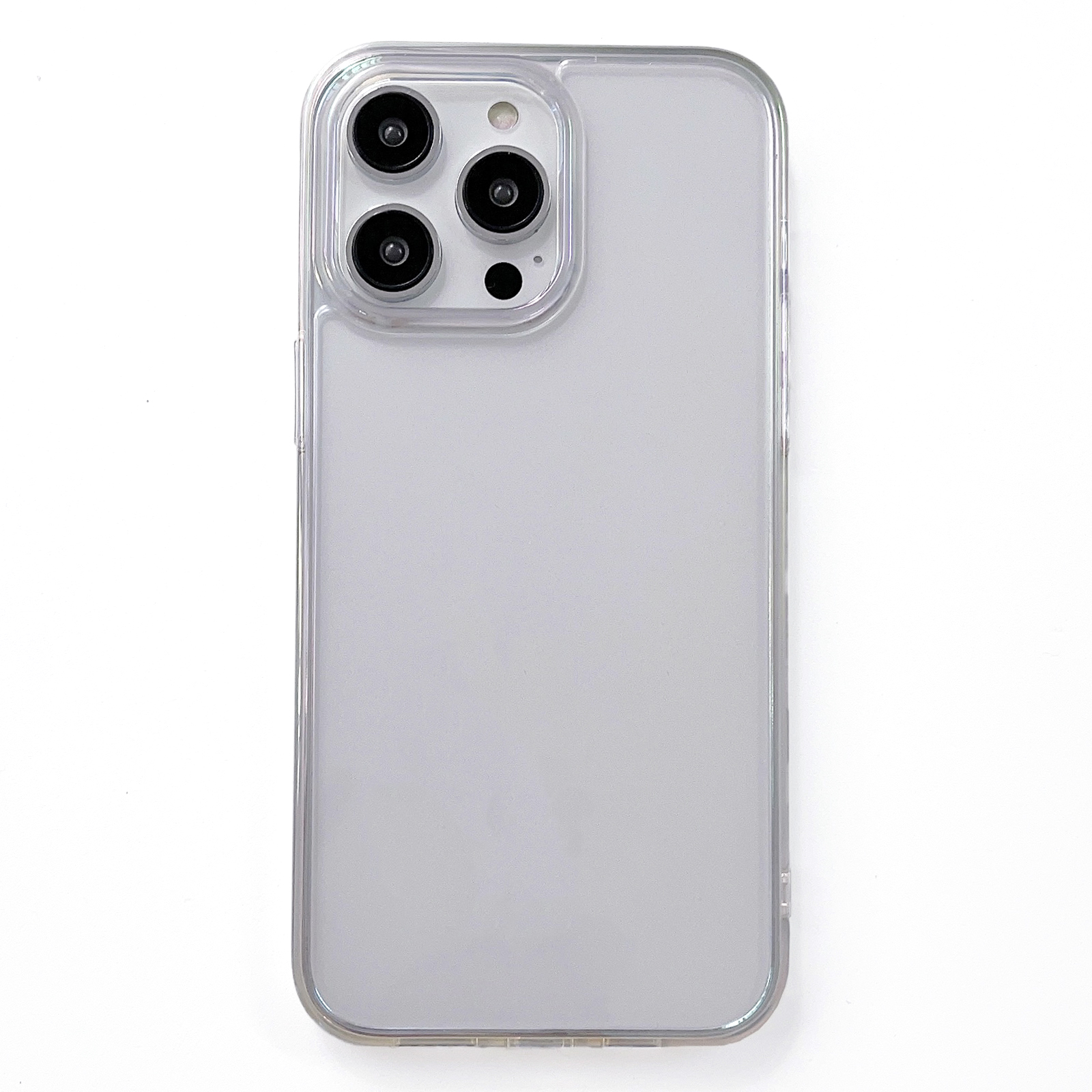 

Anti-drop-pc+tpu-telefonhülle Für Iphone 15 Plus Schützende Farbelektroplierung Telefonabdeckung - Transparent Weiß, iPhone 15 Plus
