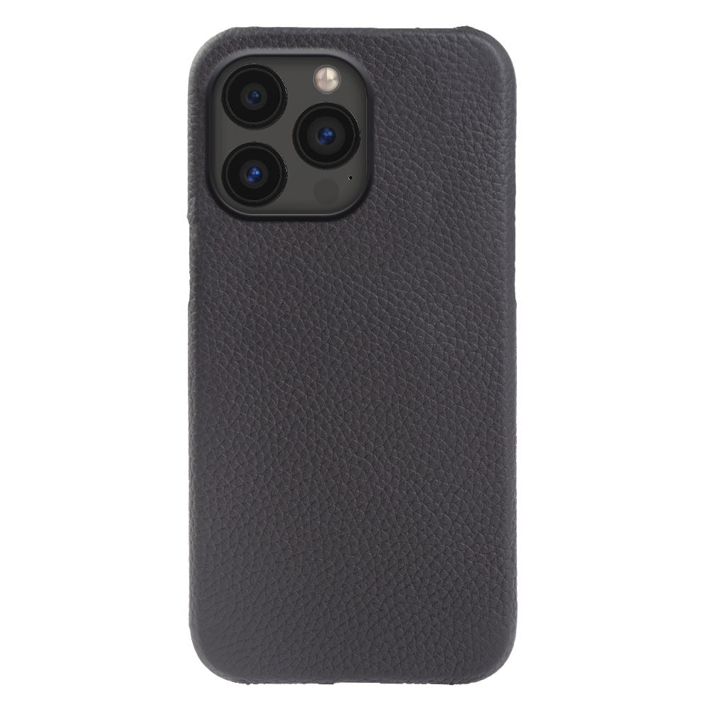 

Rückdecke Für Iphone 13 Pro Max 6,7 Zoll, Echte Kuhleder -pc -telefonhülle Mit Magsafe Kompatibel - Schwarz, iPhone 13 Pro Max