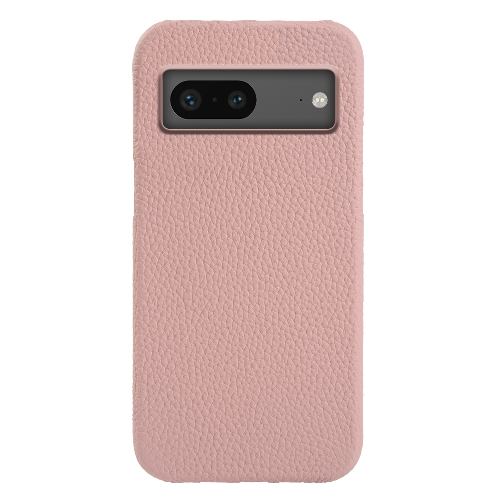 

Für Google Pixel 7 5G Unvollständige Abdeckung Magnetische Telefonhülle Kratzfeste Echte Kuhleder -pc -schale - Rosa, Google Pixel 7 5G