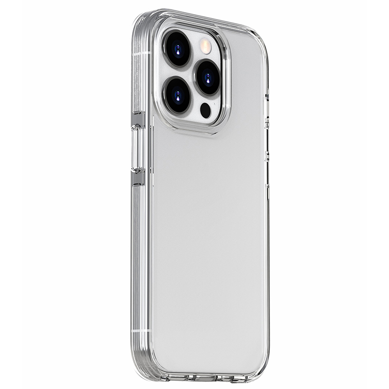 

Anti-drogen-telefonhülle Für Iphone 15 Plus Stoßdämpfer Case Crystal Clear Hard PC+Soft Tpu+tpe-telefonabdeckung - Weiß, iPhone 15 Plus