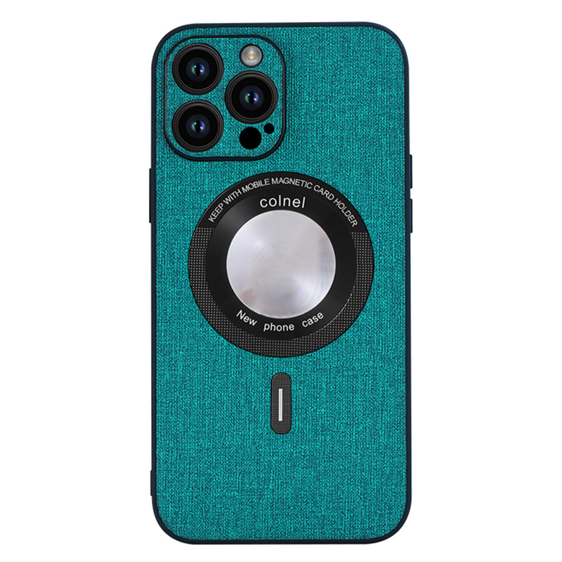

Für Iphone 15 Pro Soft Tpu+stoff Schlank - Cyan, iPhone 15 Pro