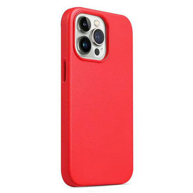 

Pu+pc-telefonabdeckung Für Iphone 15 Pro Max Anti-kratzer Magnetic Phone Case Kompatibel Mit Magsafe Ladegerät - Rot, iPhone 15 Pro Max