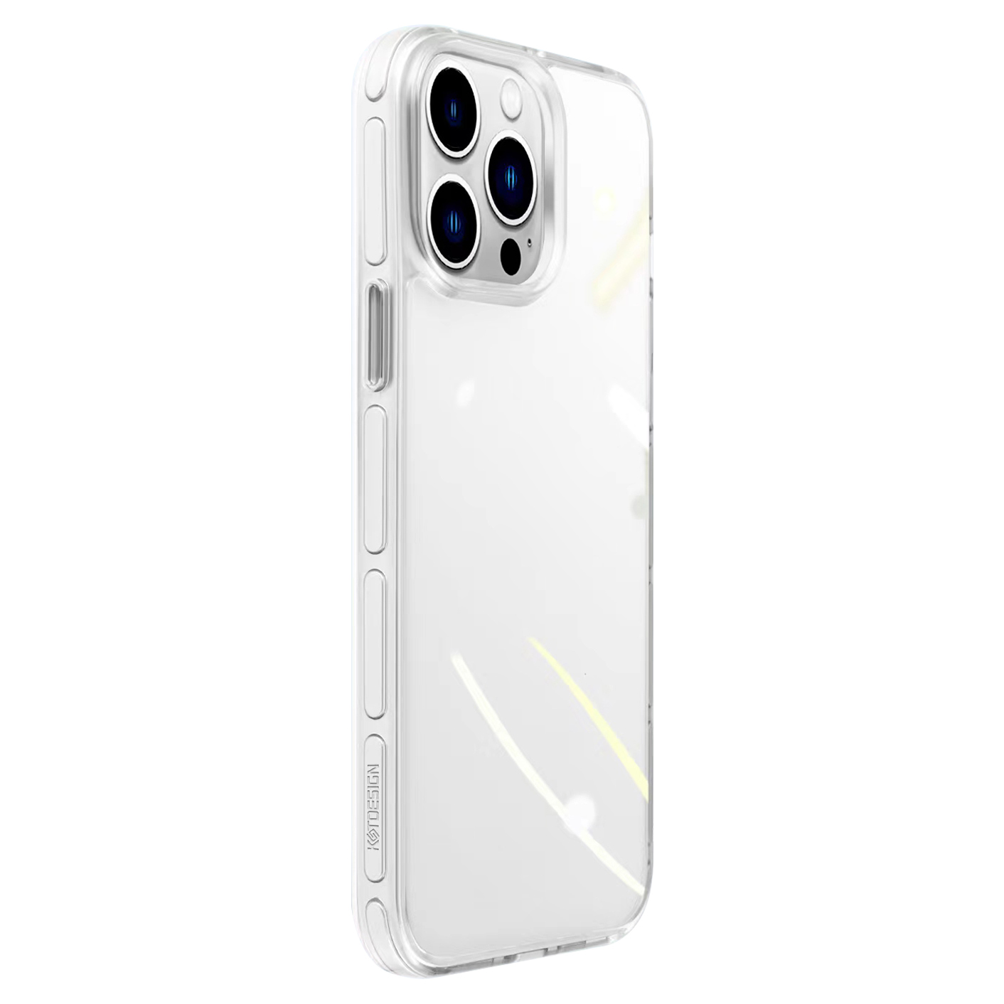 

Kstdesign Für Iphone 15 Plus Crystal Shield Series Elektroplatte PC+TPU -telefonhülle Rückseite Abdeckung - Silber, iPhone 15 Plus