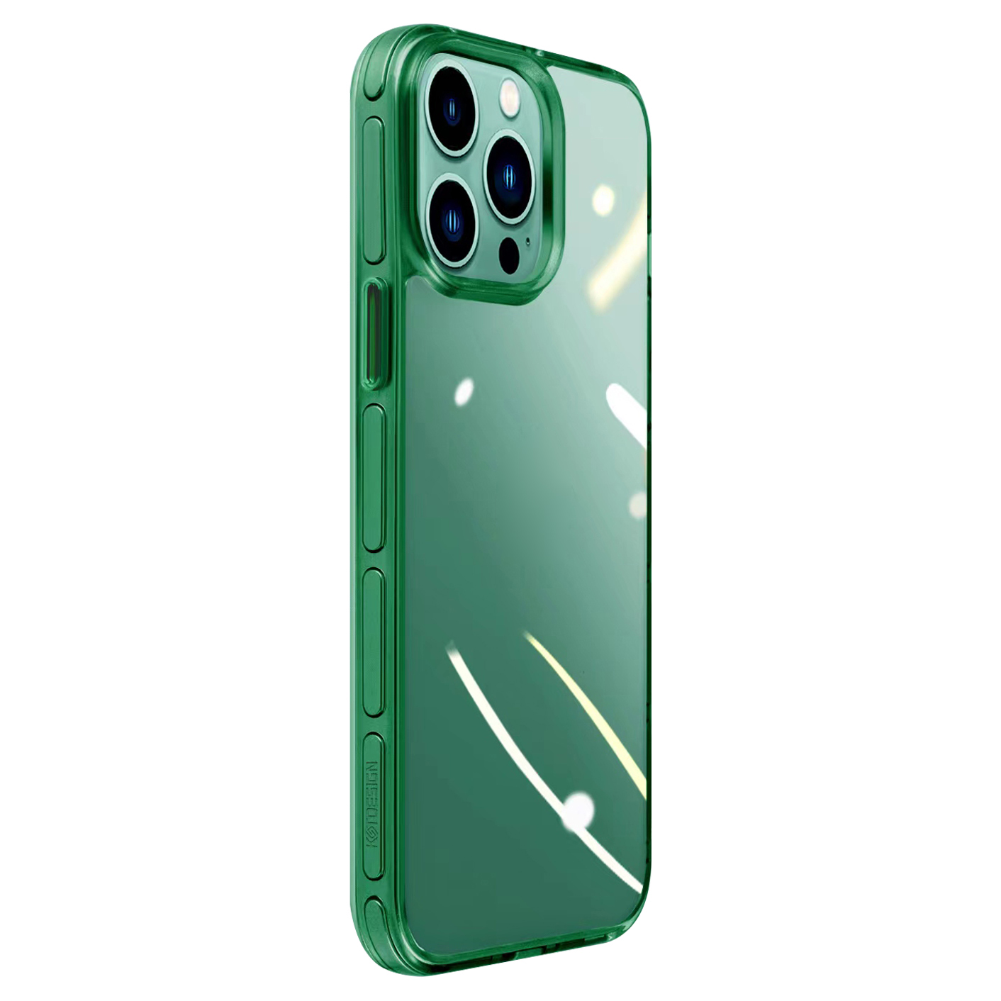 

Kstdesign Für Iphone 15 Pro Max Crystal Shield Series Anti-drop-rückdeckabdeckung Elektroplierende Pc+tpu-telefonhülle - Grün, iPhone 15 Pro Max