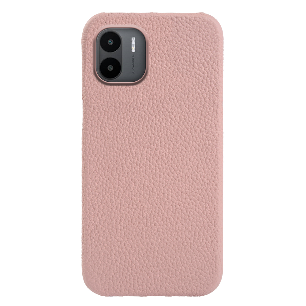 

Für Xiaomi Redmi A2 4g / A1 4G Echtes Kuhleder+pc Phone Hülle Anti-schock-magnet-rückenabdeckung - Rosa, Xiaomi Redmi A2 4G