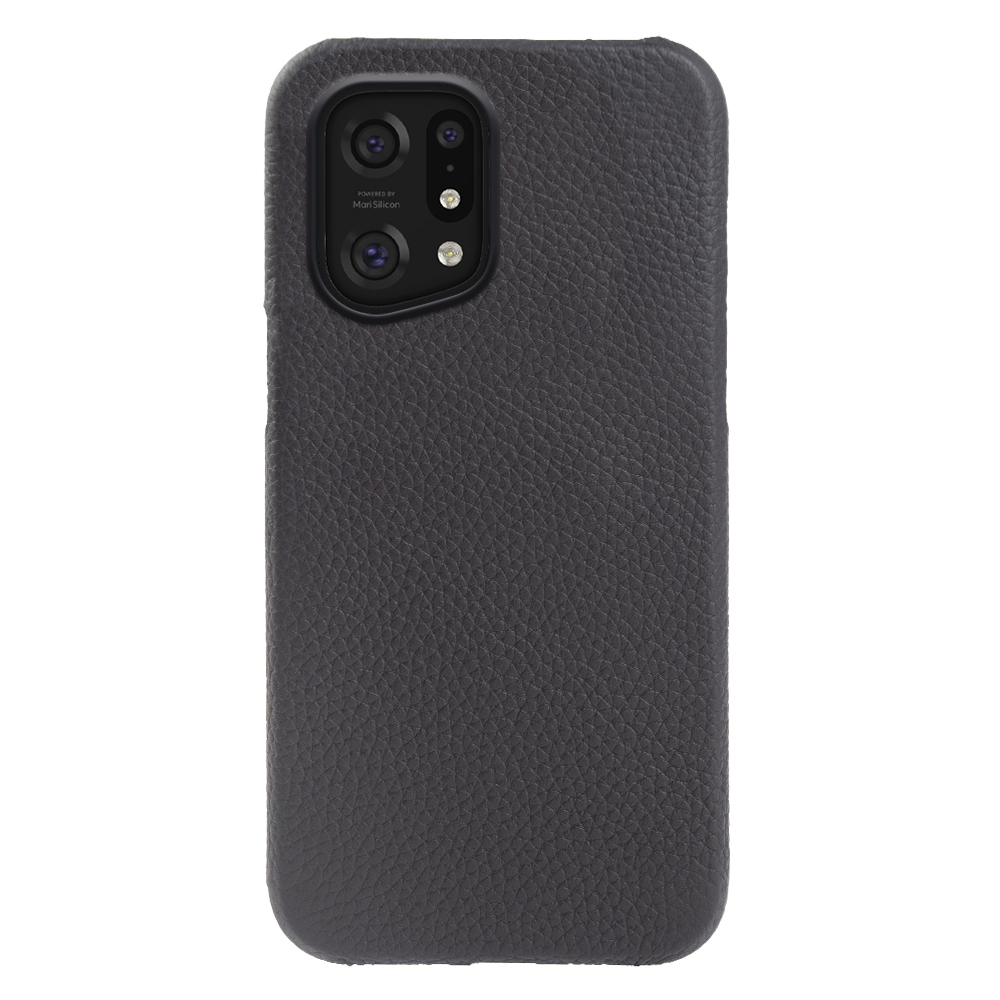 

Für Oppo Finden Sie X5 Pro Litchi Textur Echte Kuhleder+pc -abdeckung Magnetische Mobiltelefonhülle - Schwarz, Oppo Find X5 Pro
