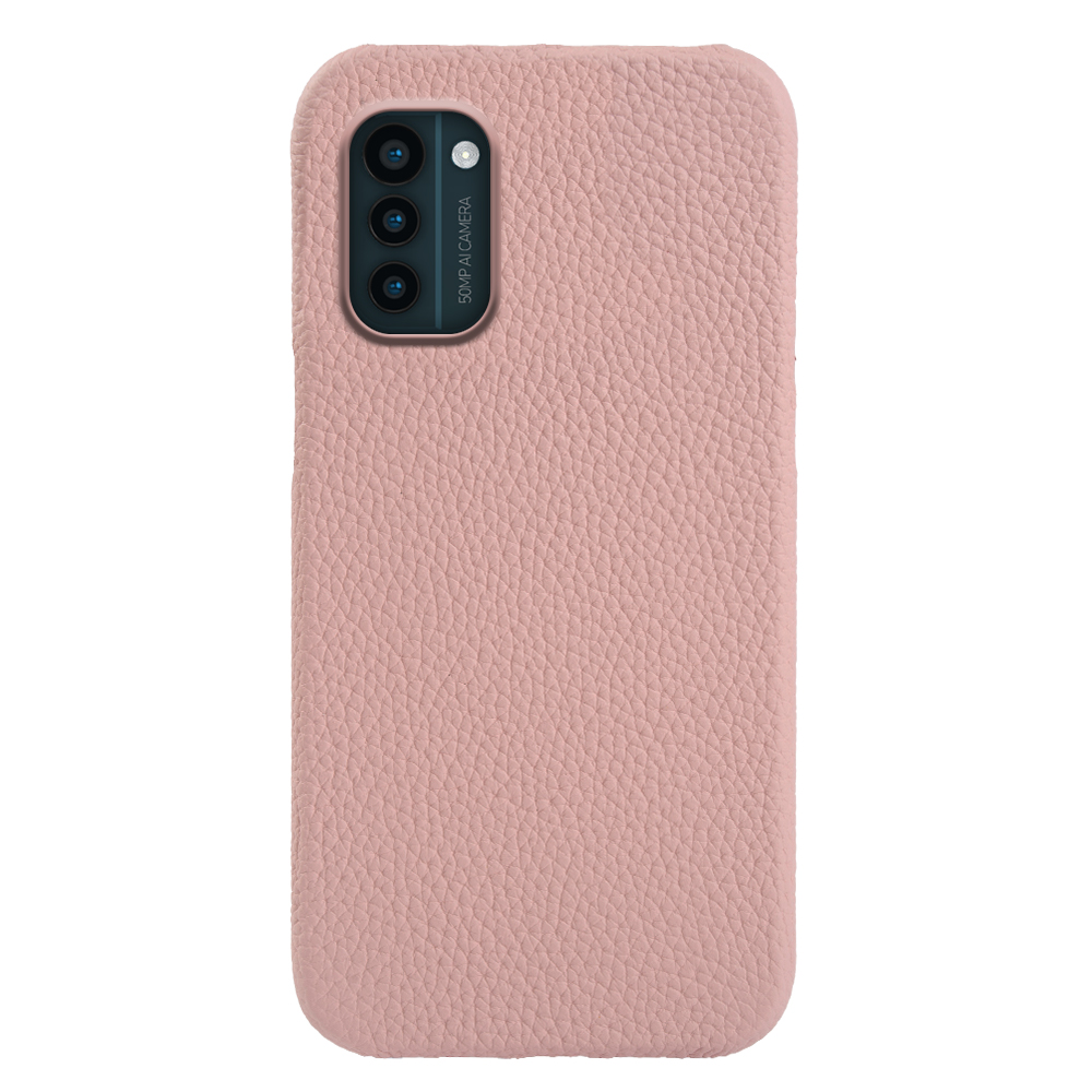 

Rückbedeckung Für Nokia G21 4g, Echte Kuhleder+pc Magnetic Mobile Hülle - Rosa, Nokia G21 4G