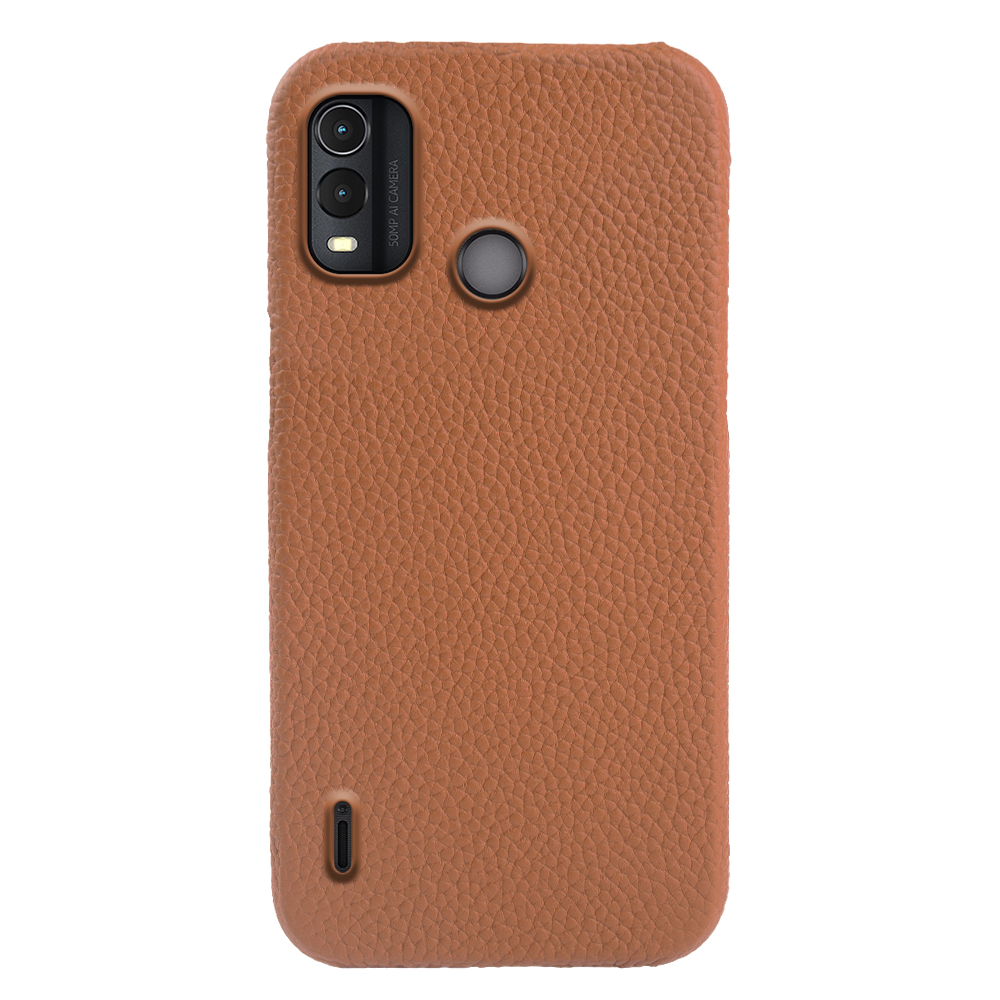 

Magnetische Rückbedeckung Für Nokia G11 Plus 4g, Echte Kuhleder+pc Mikrofaserfutterhülle - Braun, Nokia G11 Plus 4G