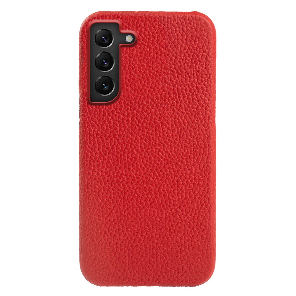 

Für Samsung Galaxy S22 5G Litchi Textur Magnetic Phone Case Anti-kratzer-kuhleder+pc-abdeckung - Rot, Galaxy S22 5G