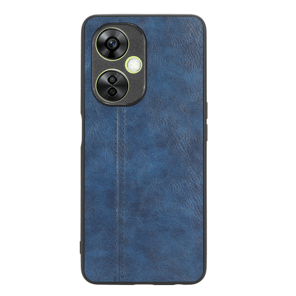 

Für Oppo K11 5G Stitching Line Telefon Zurück -abdeckung PU Lederbeschichteter PC+TPU -schutzhülle - Blau, Oppo K11 5G
