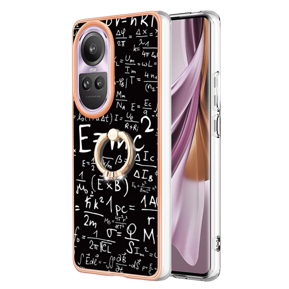 

YB IMD Series-20-stil D Für Oppo Reno10 Pro 5G (global) 2,0 mm Tpu-hülle Imd-muster Elektroplierendes Telefon-kickstand Cover - Gleichung, Oppo Reno10 Pro 5G (Global)