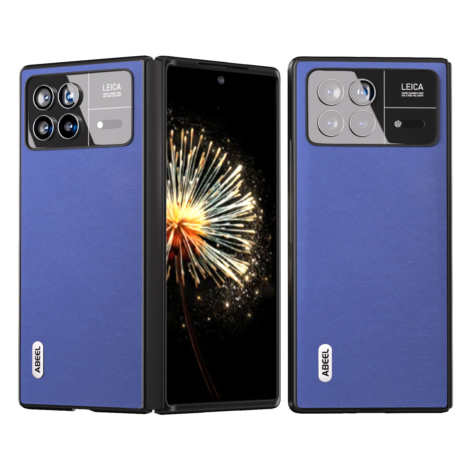 

ABEEL Für Xiaomi Mix Falt 3 5G Schreibung Schreibung Der Stufte Puleder+pc Telefonhülle - Dunkelblau, Xiaomi Mix Fold 3 5G
