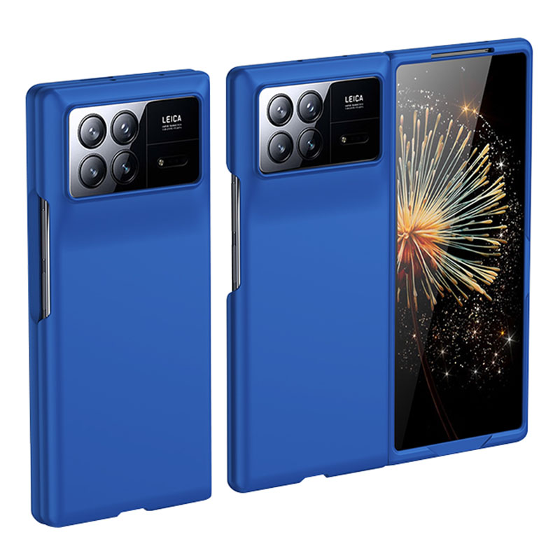 

Für Xiaomi Mix Fold 3 5G Protective Hard PC Phone Case Skin-touch-faltabdeckung - Dunkelblau, Xiaomi Mix Fold 3 5G