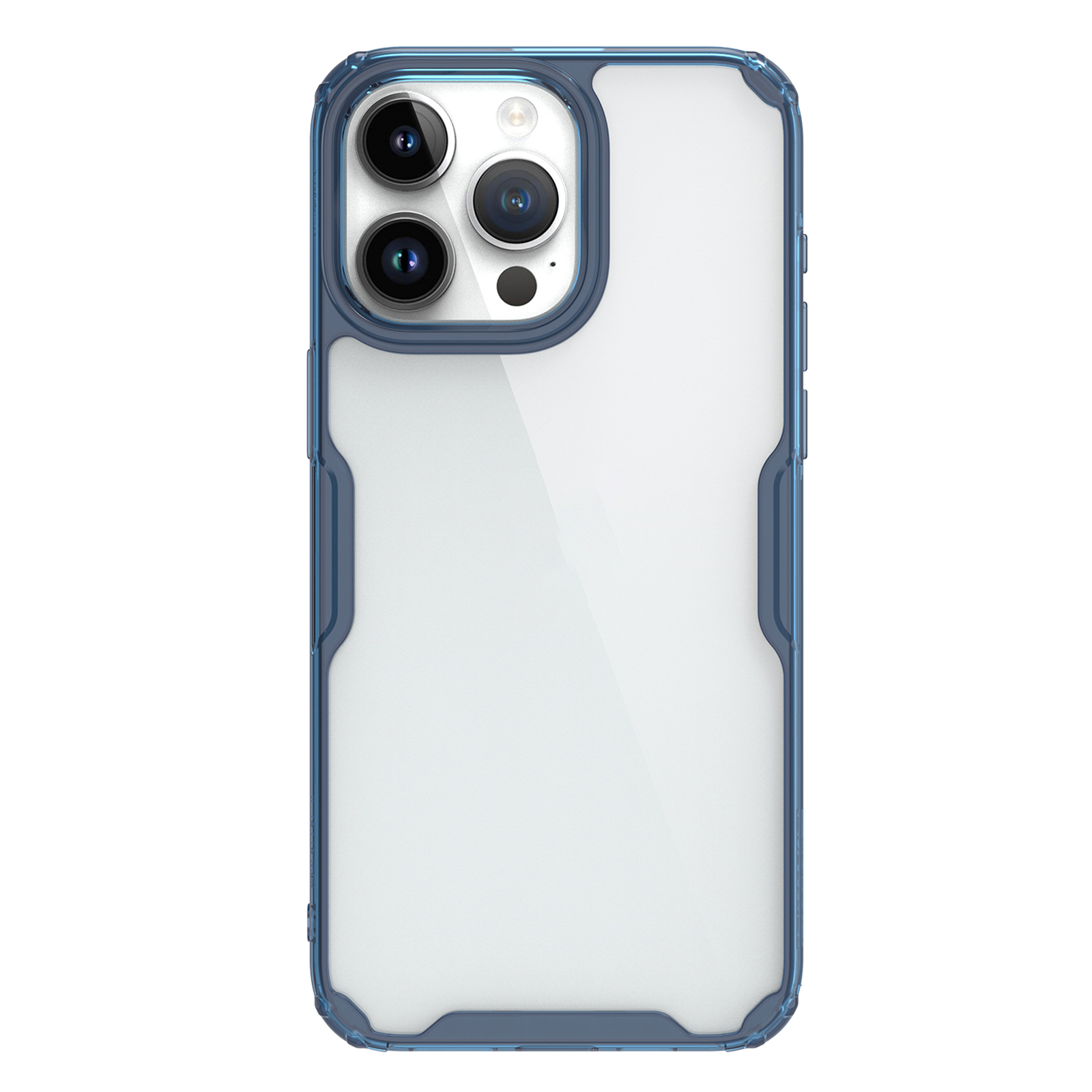 

Nillkin Nature Pro-serie Für Iphone 15 Pro Max Pc+tpu-telefonhülle Drop-proof-telefon Zurück-deckung - Blau, iPhone 15 Pro Max
