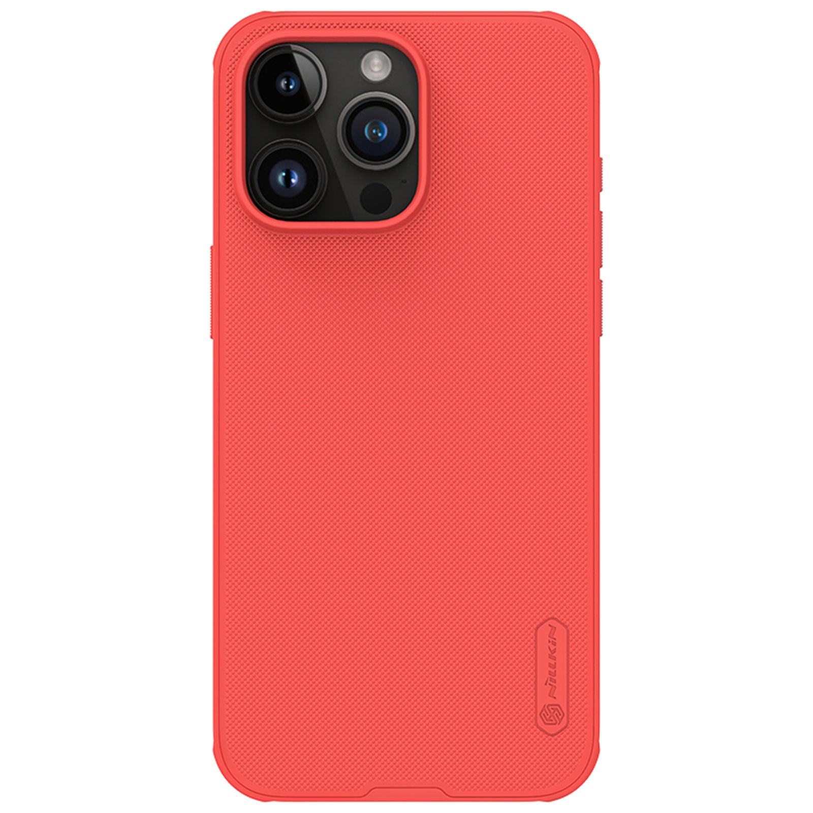 

Nillkin Super Frosted Shield Pro Für Iphone 15 Pro Max Anti-fingerabdruck Back Case PC+TPU Matte Cover - Rot, iPhone 15 Pro Max