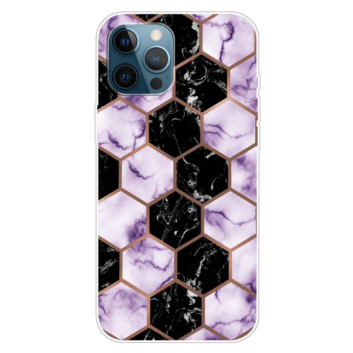 

Für Das Iphone 15 Marmormuster Gedruckte TPU -telefonhülle IMD Soft Mobiltelefon Zurück -cover, B -stil - Stil C, iPhone 15