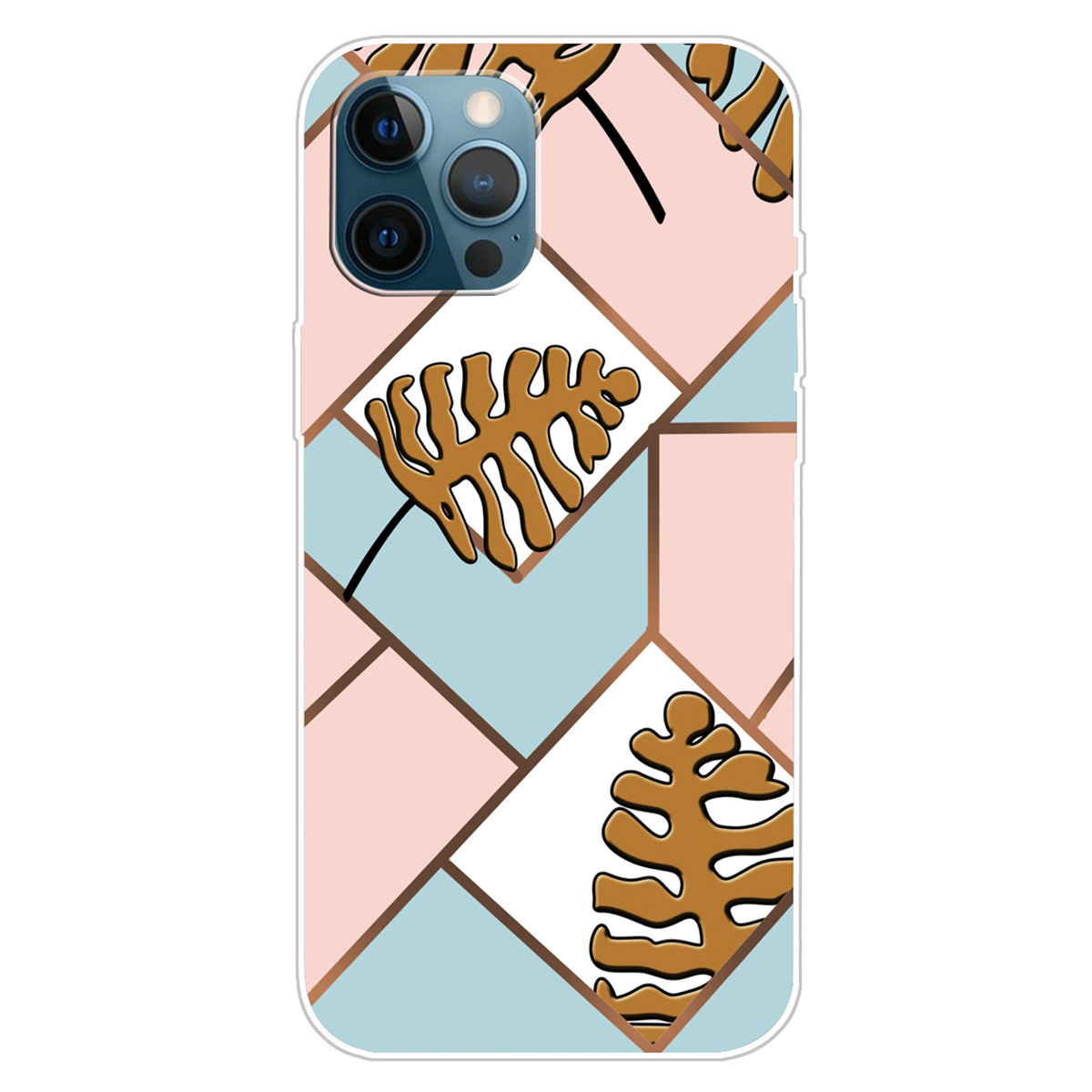 

Für Das Iphone 15 Pro Max IMD TPU Telefon Zurück -hülle Marmormuster Druckphase, B -stil - Stil D, iPhone 15 Pro Max