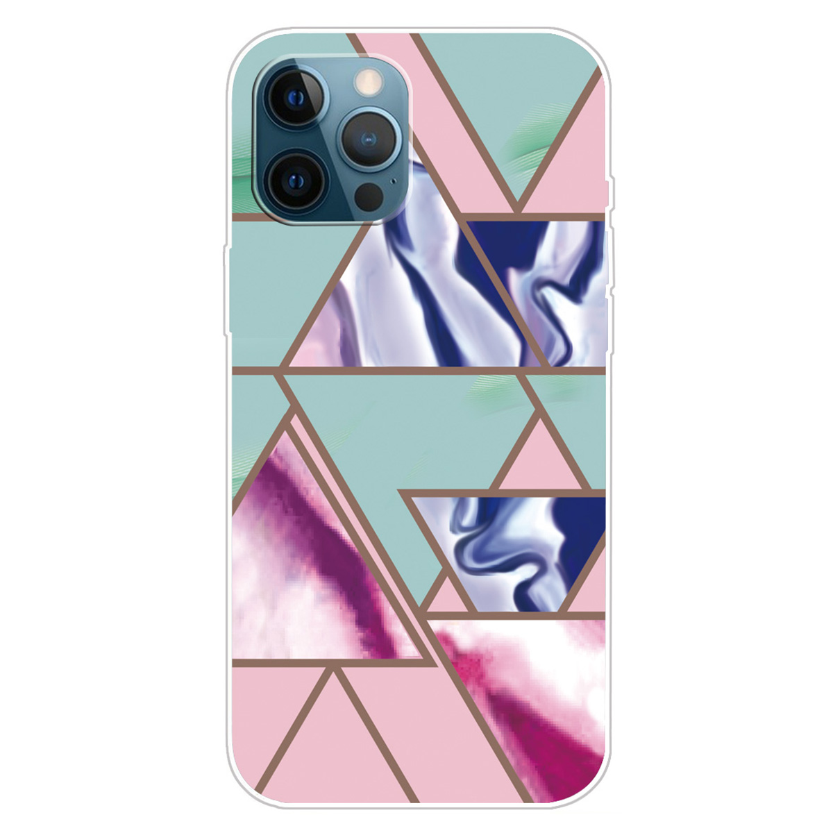 

Für Iphone 15 Pro Soft TPU Imd-telefonhülle Marmormuster Druckrop-profis-telefonabdeckung, B Style - Stil H, iPhone 15 Pro