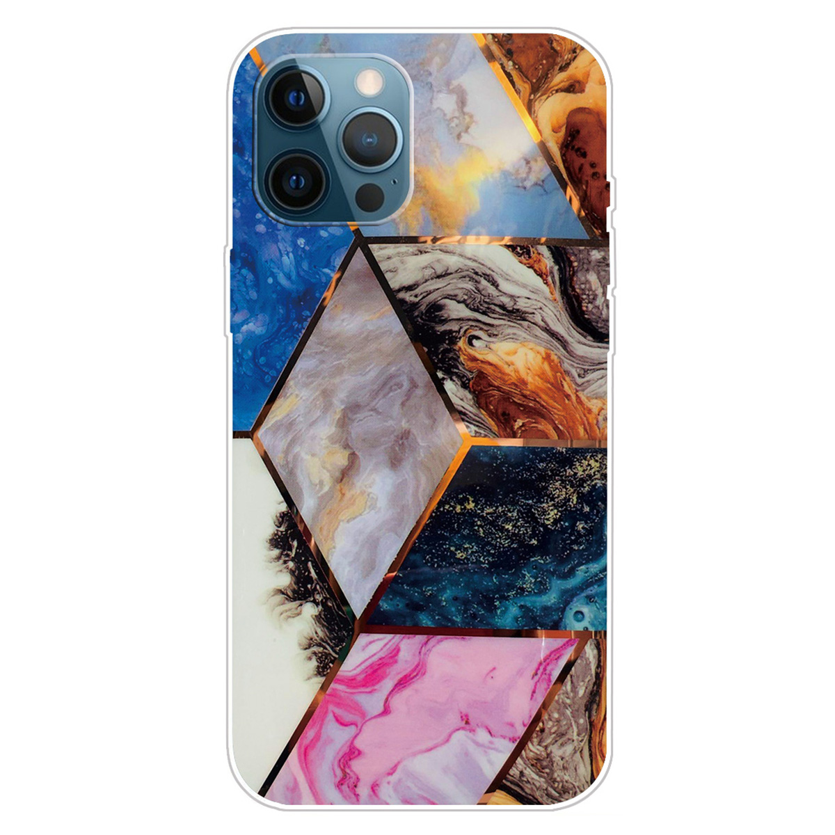 

Für Das Iphone 15 Pro TPU Drop-Proof Imd-hülle Marmormuster Druckphase-abdeckung, Stil A - Stil L, iPhone 15 Pro