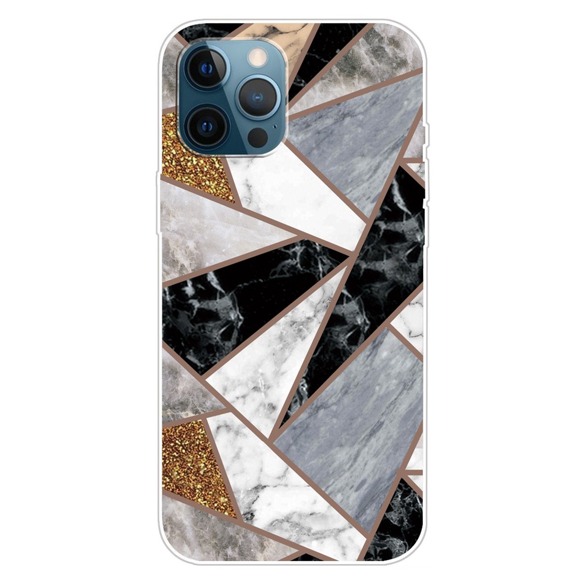

Für Das Iphone 15 Pro TPU Drop-Proof Imd-hülle Marmormuster Druckphase-abdeckung, Stil A - Stil N, iPhone 15 Pro