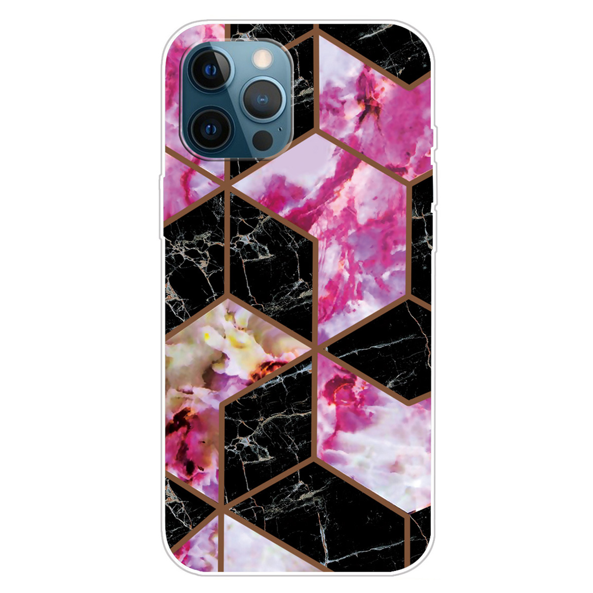 

Für Das Iphone 15 Pro TPU Drop-Proof Imd-hülle Marmormuster Druckphase-abdeckung, Stil A - Stil V, iPhone 15 Pro