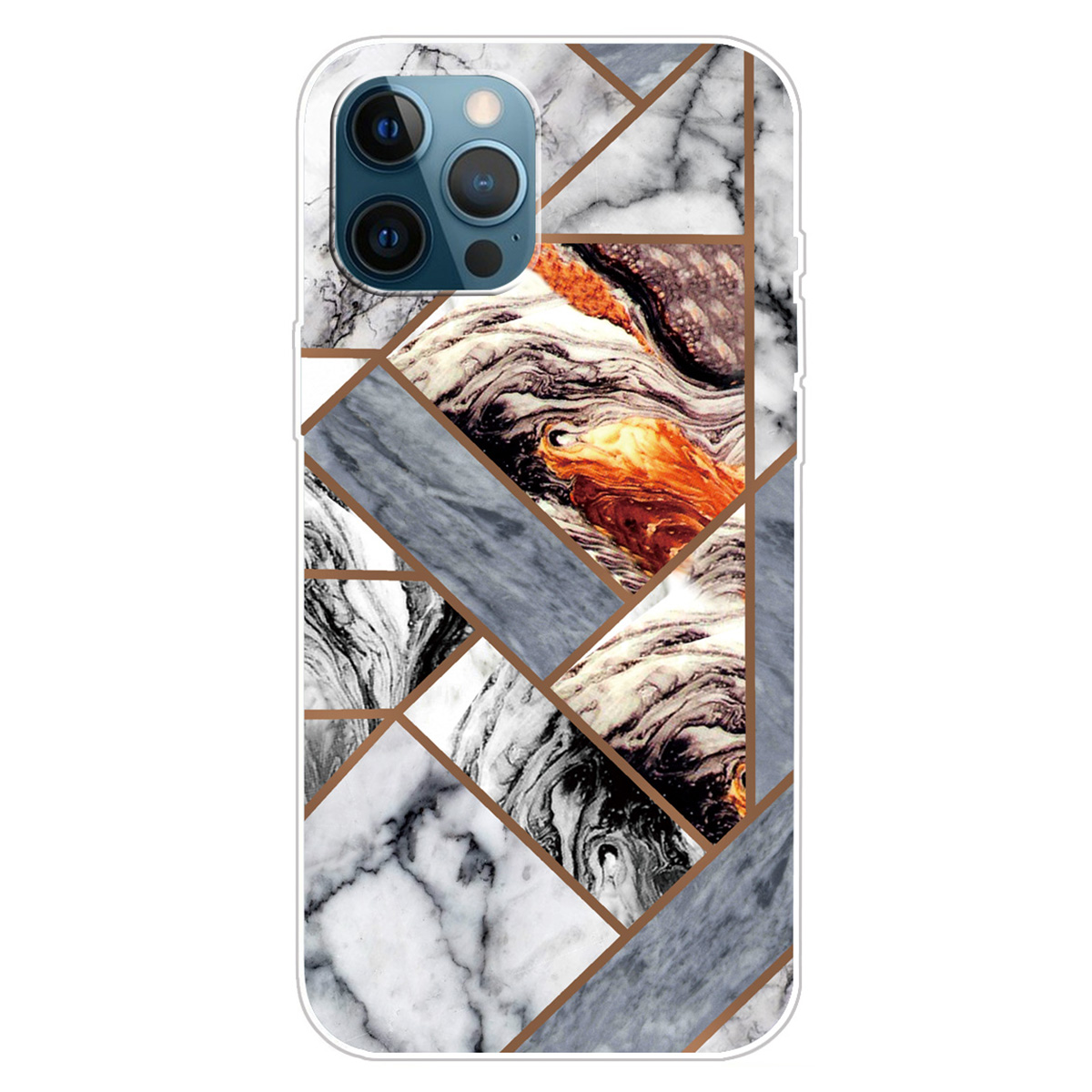 

Für Das Iphone 15 Plus Soft TPU Imd-hülle Stoßdämpfer Marmor Muster Druckphase Anti-kratzer-abdeckung A Style A - Stil M, iPhone 15 Plus
