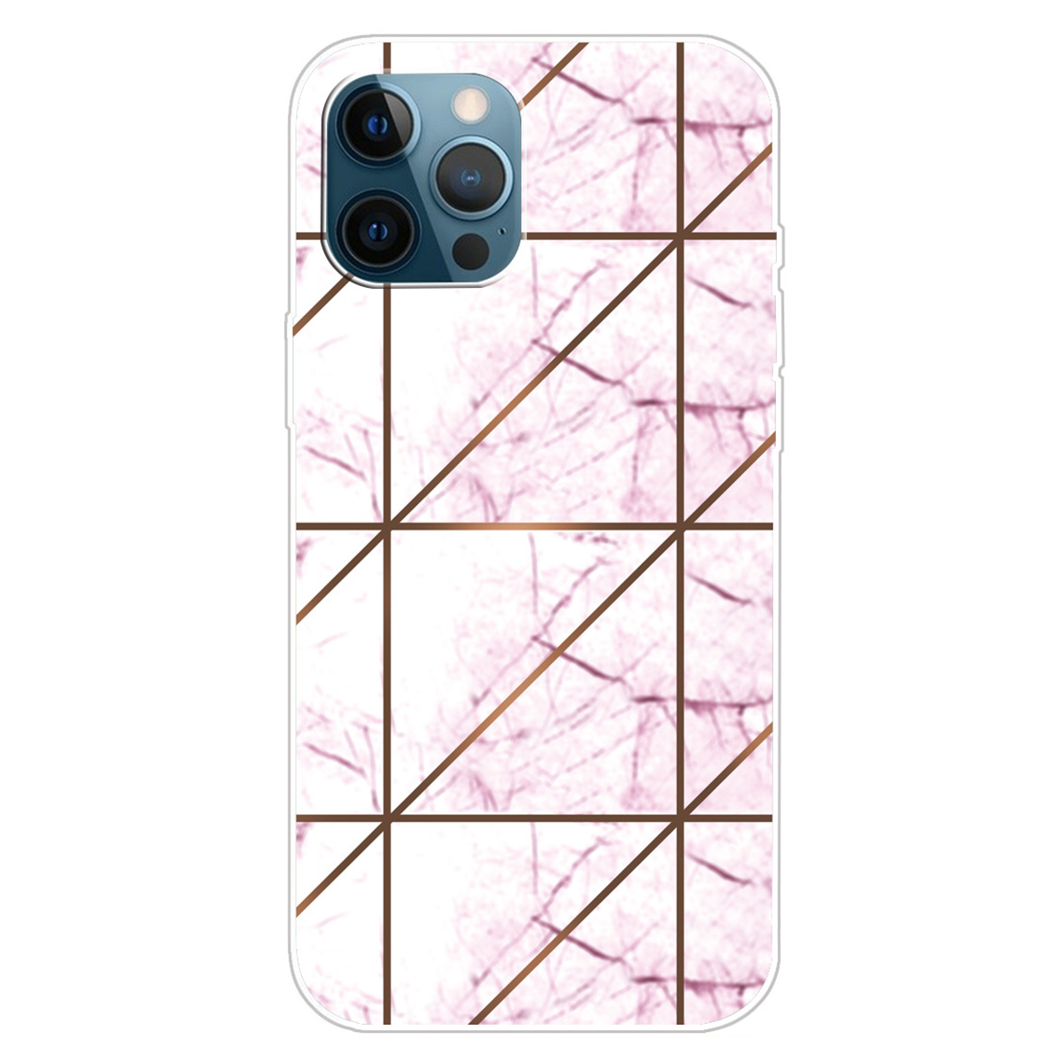 

Für Das Iphone 15 Pro Max TPU IMD Phone Protective Case Marmormuster Druck Mobile Rückseite, Stil A - Stil D, iPhone 15 Pro Max