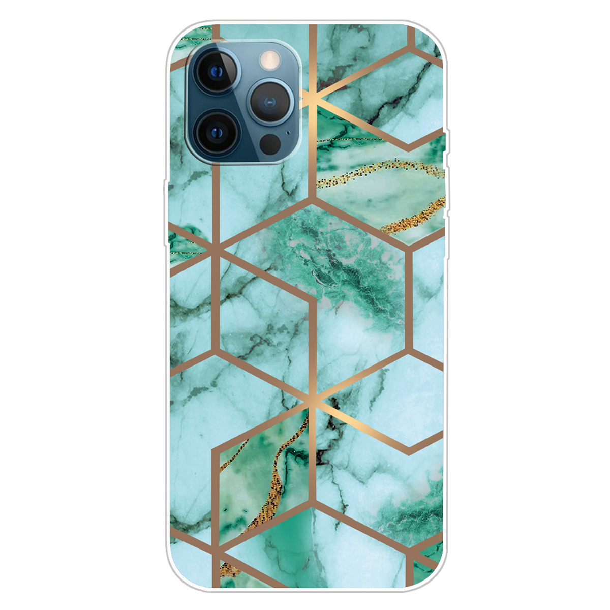 

Für Das Iphone 15 Pro Max TPU IMD Phone Protective Case Marmormuster Druck Mobile Rückseite, Stil A - Stil O, iPhone 15 Pro Max