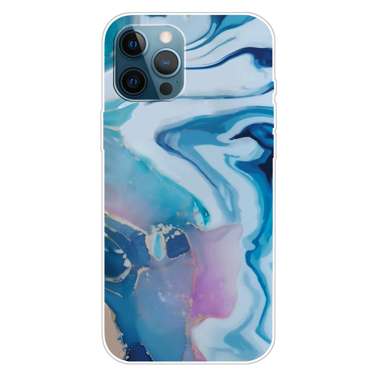 

Für Das Iphone 15 Pro Max TPU IMD Phone Protective Case Marmormuster Druck Mobile Rückseite, Stil A - Stil S, iPhone 15 Pro Max