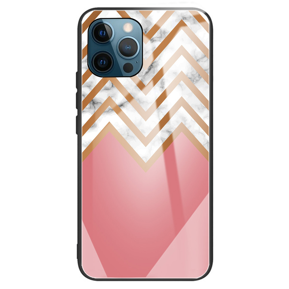 

Für Das Iphone 15 Plus Schocksicheres TPU + Temperierte Glas Phone Hülle Mobile Rückzugsmuster -druckschale - Stil B, iPhone 15 Plus
