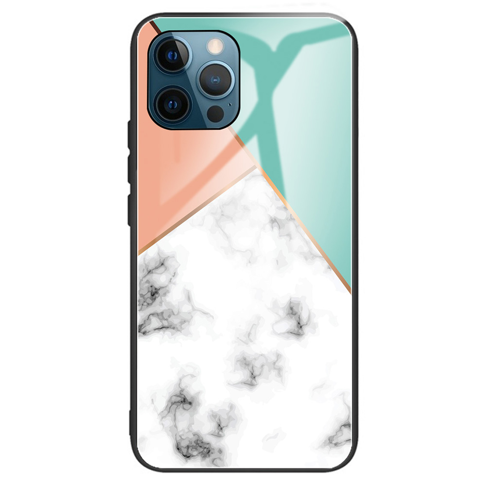 

Für Das Iphone 15 Plus Schocksicheres TPU + Temperierte Glas Phone Hülle Mobile Rückzugsmuster -druckschale - Stil H, iPhone 15 Plus
