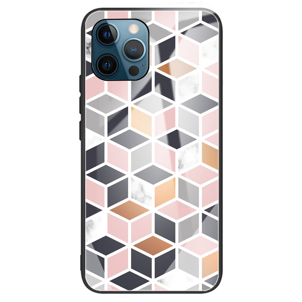 

Für Das Iphone 15 Plus Schocksicheres TPU + Temperierte Glas Phone Hülle Mobile Rückzugsmuster -druckschale - Stil N, iPhone 15 Plus