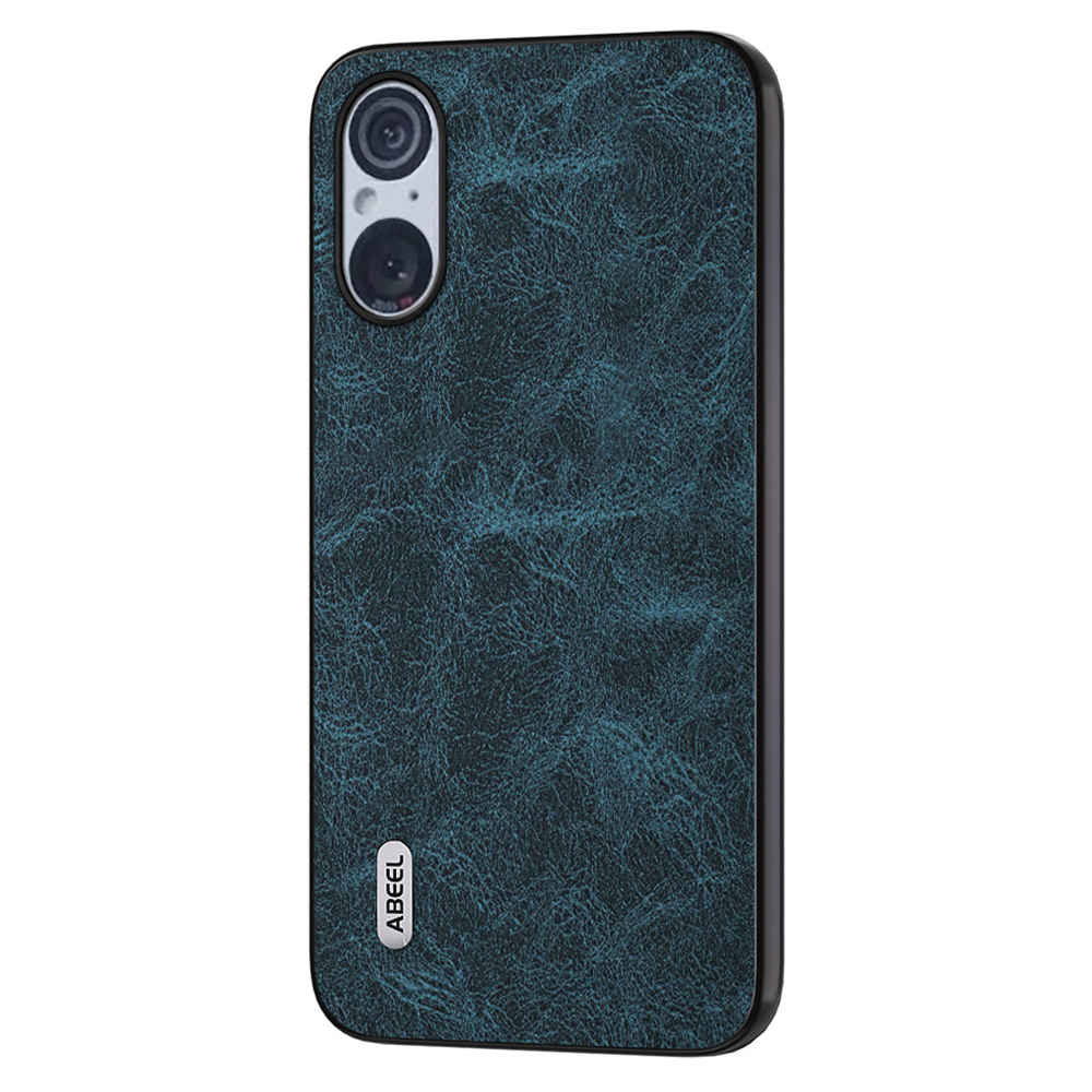 

ABEEL Für Sony Xperia 5 V Slim-fit-litchi Texture Phone Hülle Pu-lederbeschichtete Pc+tpu-schutzabdeckung - Blau, Xperia 5 V