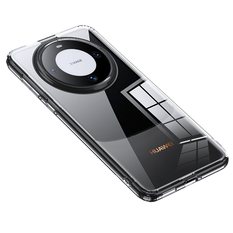 

Airbag -schockdosenkoffer Für Huawei Mate 60 Pro, PC+TPU -schutzhülle - Transparent, Huawei Mate 60 Pro