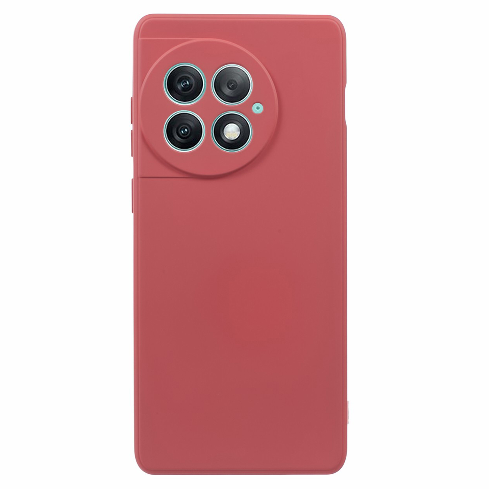 

Für OnePlus Ace 2 Pro 5G Gummizierte Tpu-back-hülle Faserfaser-anti-kratzer-telefonabdeckung - Hawthornrot, OnePlus Ace 2 Pro 5G