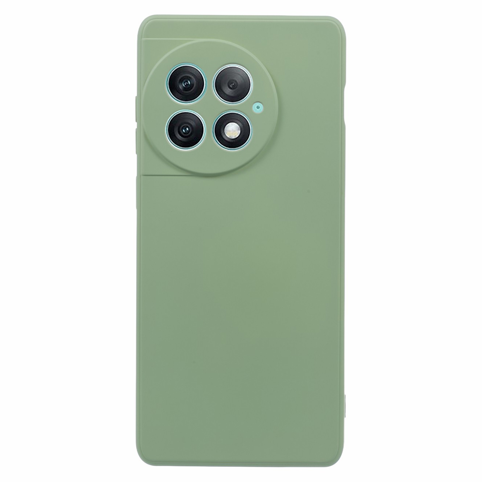 

Für OnePlus Ace 2 Pro 5G Gummizierte Tpu-back-hülle Faserfaser-anti-kratzer-telefonabdeckung - Matcha Green, OnePlus Ace 2 Pro 5G